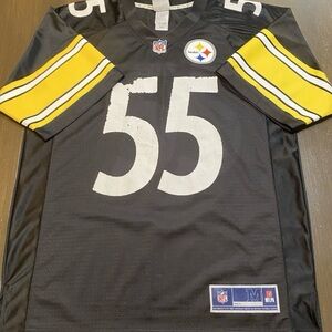 NFL Pittsburgh Steelers Devin Bush #55 Jersey NFLPA Size Medium
